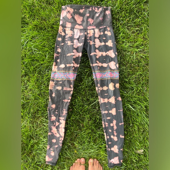 teeki Pants - Teeki Cusco Rambler tribal print leggings, size XS, excellent condition